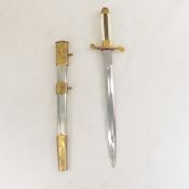 Bulgarian Post WWII Parade Officer's Dirk Dagger