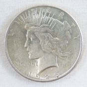 1925 Peace Silver Dollar