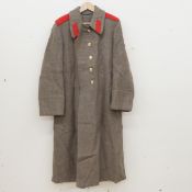 Vintage Soviet Motorized Rifle Troop Wool Overcoat