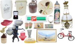 6-25 Red Wing, Fenton, Jewelry, & Antiques