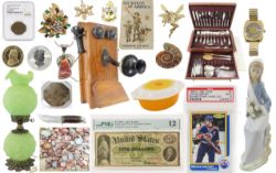 9-24 Coins, Tokens, Silver, Jewelry, Rocks & More