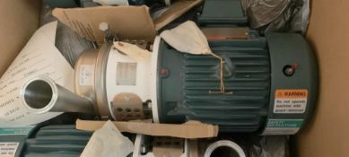 Unused APV Crepaco W20/20 Stainless Centrifugal Pump 5HP Motor. Model W20/20