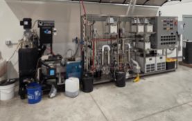 Used.ChemTech KDT-4 Dual Stage Wiped Film Evaporator + 40 L Beaker & Wrench Decarb Reactor Combo