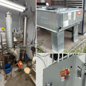 Used Yellowstone Falling Film Evaporator w/ 200k BTU/HR Trenton Cooler. Model S-Series