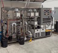 Used ChemTech KDT-4 Dual-Stage Gen 3 4″ Wiped Film Evaporator. Model KDT-4