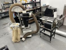 Used Twister T4 Set Up w/ Dust Collection System. Model T4.
