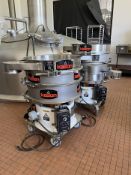 Lot of (2) Used Kason 24" SS Circular Vibroscreen Separators. Model K24-3-SS
