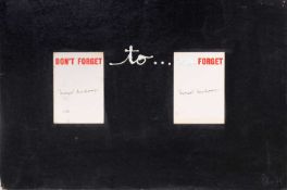 Ben Vautier (1935 Neapel - Nizza 2024)