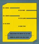 Lawrence Weiner (1942 New York 2021)