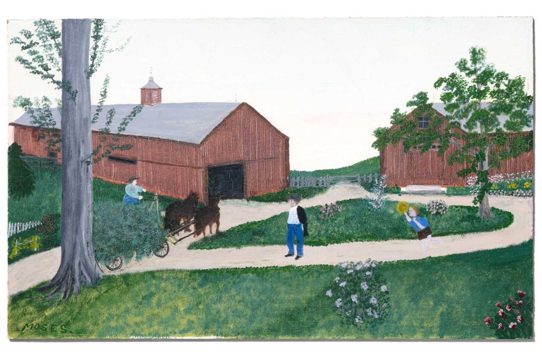 Grandma Moses (1860 New York 1961) R - Bild 2 aus 4