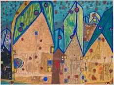 Friedensreich Hundertwasser (1928 Wien - an Bord der Queen Elizabeth II 2000)