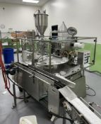 World Cup Stainless Steel Dual Rotary Cup Lidder & Sealer, Model# 16-32, Serial# M-1861.