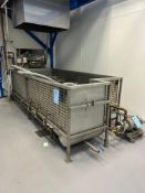 Stainless Steel Dimple Jacketed Water Bath, Approximate 61" Wide x 132" Long. With Stainless Steel P