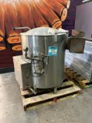 Legion Stainless Steel Insulated Self-Contained Gas-Fired Kettle, Model# LGBE-30, Serial# 16214. App