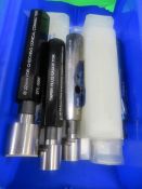 LOT (3) ASSORTED UNIK TAPER PLUG GAUGES FOR CHECK DIMENSIONS FOR CONICAL CONNECTORS 15MM & 22MM