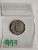 1951 US Roosevelt Silver Dime