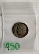 1948 US Roosevelt Silver Dime