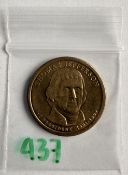 US Thomas Jefferson Presidential $1 Dollar