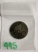 US Shield Nickel 5 Cent Coin - No Date