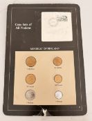 1983 Republic of Finland Coin Set "Coin Sets of All Nations" with Stamp