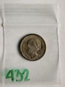 1944 Netherlands 25 Cents Coin
