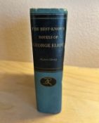 The Best Known Novels of George Eliot Modern Library Hardcover Book
