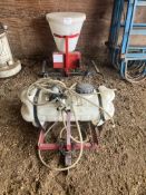 Rear Mount Seed Spreader and Rear Mount Sprayer