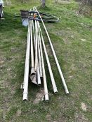 Lot of Assorted Irrigation Pipe, Hoses and Fittings