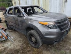 2013 Ford Escape for Parts - Note: Ex Police Vehicle, No Windows, Engine or Transmission - Must Tow