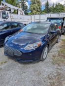 2017 Electric Ford Focus, with Charger, Approx. 43,103K, Ex-Police Vehicle, VIN 1FADP3R49HL334256