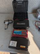 4 Boxes of Specialized Tools and Blue Point Pneumatic Air Hammer
