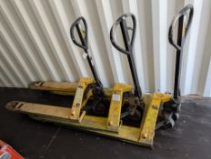 3 Manual Pallet Jacks