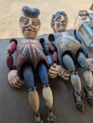Two, Approx. 17 ft Decorative Royal Marionettes