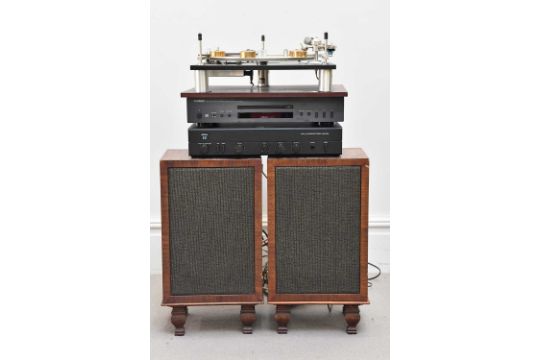 TRANSCRIPTORS; a Saturn turntable, base length 46cm, with an Arcam ...
