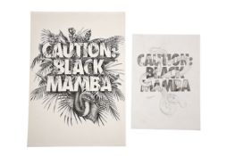 BASKETBALL Dessins - Kobe Briant 2015 Caution Black Mamba