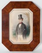 Portrait of a Gentleman Watercolour, mid-19th century
