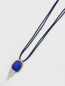 Extravaganter Boulder Opal-Brillant-Anhänger