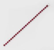 Feines Rubin-Armband