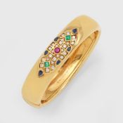 Multicolor Armreif von Cartier-"Saint Petersbourg" von 1994