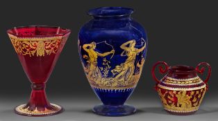 Kleine Kollektion von venezianischem Murano-Glas