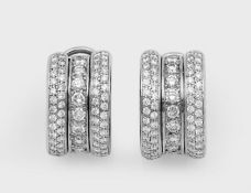 Paar Brillant-Ohrclips von Chopard-"La Strada"