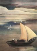 Richard Birnstengel – Stille Fahrt (Kurische Nehrung).