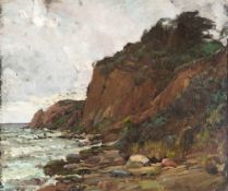 Fritz Discher – Steilküste, Rügen, um 1909.