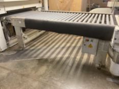 2006 Cefla BTR2500 Powered 55" x 94" Roll Conveyor, 480 Volt 3 Phase