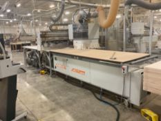 2015 SCM Busellato Jet Optima CNC Machining Center, 3 Axis, 3 Becker Vacuum Pumps, 480 V. 3 Ph.