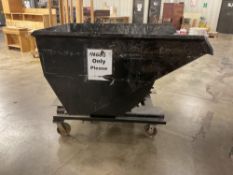 Galbreath Self Dump Hooper with Fork Pockets and Castors