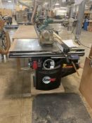 Sawstop ICS53230 Industrial 10" Cabinet Saw with Grizzley Power Feed and 16" Fence, 5 Hp 230 V 3 Ph