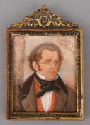 Porträtminiatur Franz Schubert