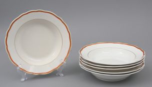 Sechs Suppenteller, Meissen
