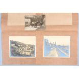 Zwei historische Fotografien von Dresden und eine Beigabe